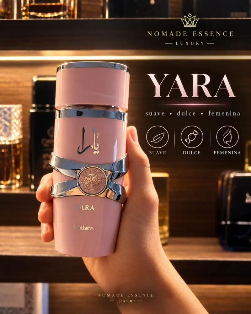 Yara de Lattafa disponible en decant de 3, 5 y 10 ml en Ecuador