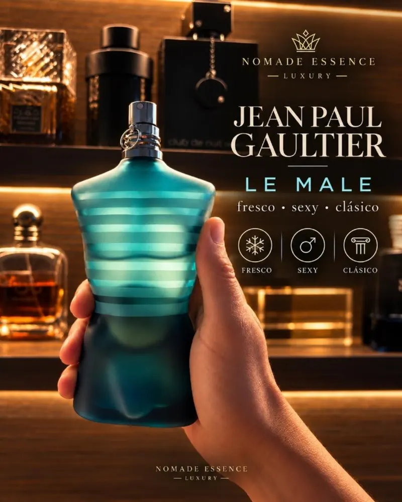 Le Male EDT de Jean Paul Gaultier disponible en decant de 3, 5 y 10 ml en Ecuador