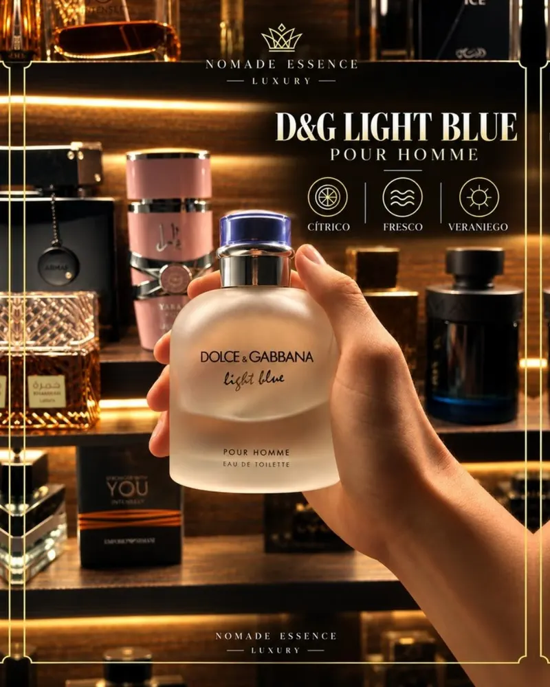 Light Blue Pour Homme de Dolce & Gabbana disponible en decant de 3, 5 y 10 ml en Ecuador